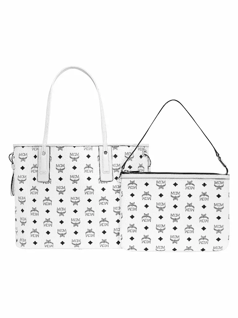 MCM Wendetasche - Shopper LIZ Medium weiss