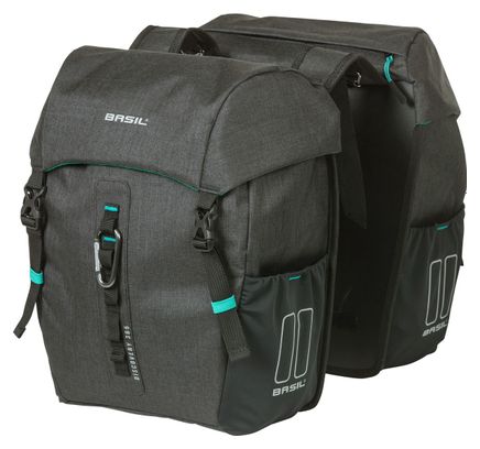 Double sacoche vélo M Basil Discovery 365D 18 litres noir