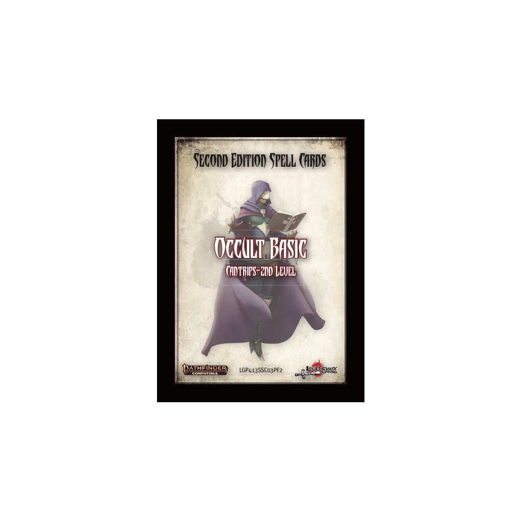 Pathfinder Second Edition - Occult Basic Spell Card Set
