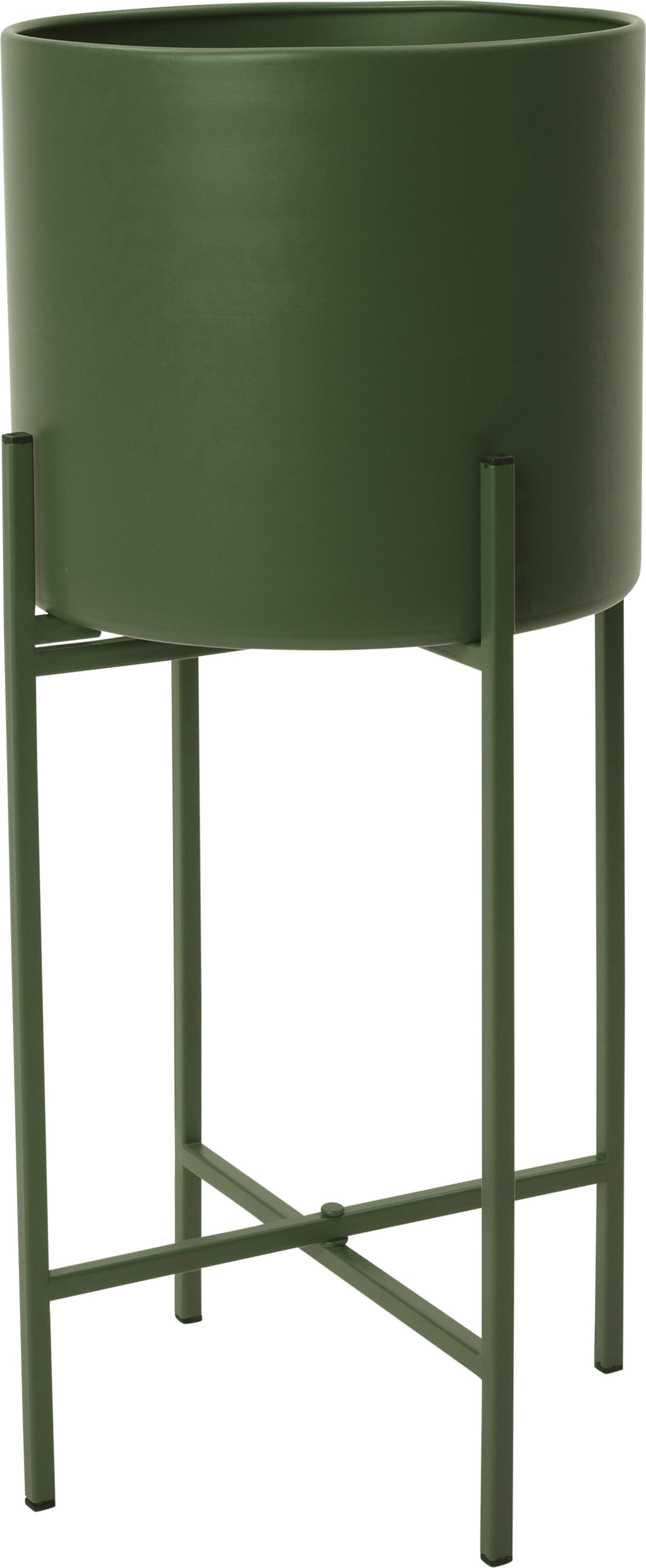 Intratuin bloempot op poten Nira groen D 18 H 39 cm