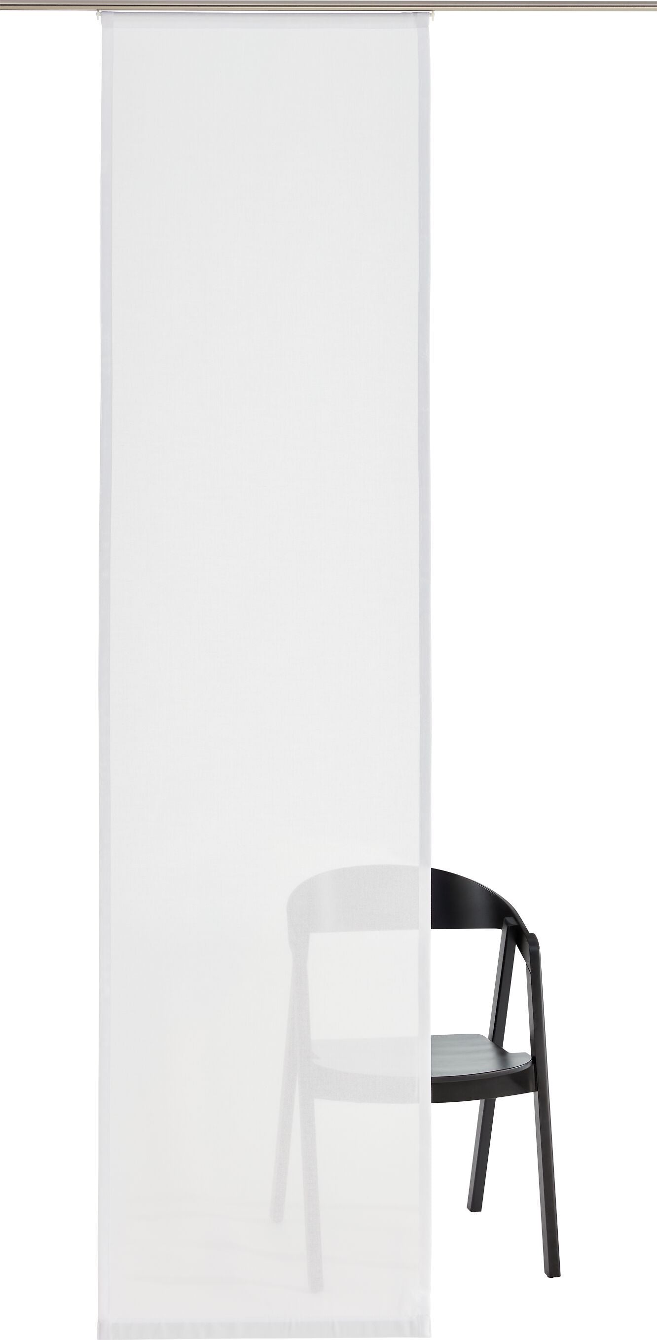 ZOE Flächenvorhang - Weiss / B: 60.0 cm x H: 245.0 cm