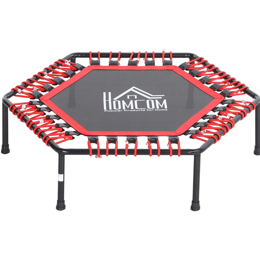 HOMCOM Fitness-Trampolin für Yoga rot
