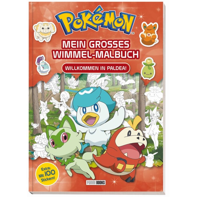 Pokémon - Mein grosses Wimmel-Malbuch - Willkommen in Paldea!