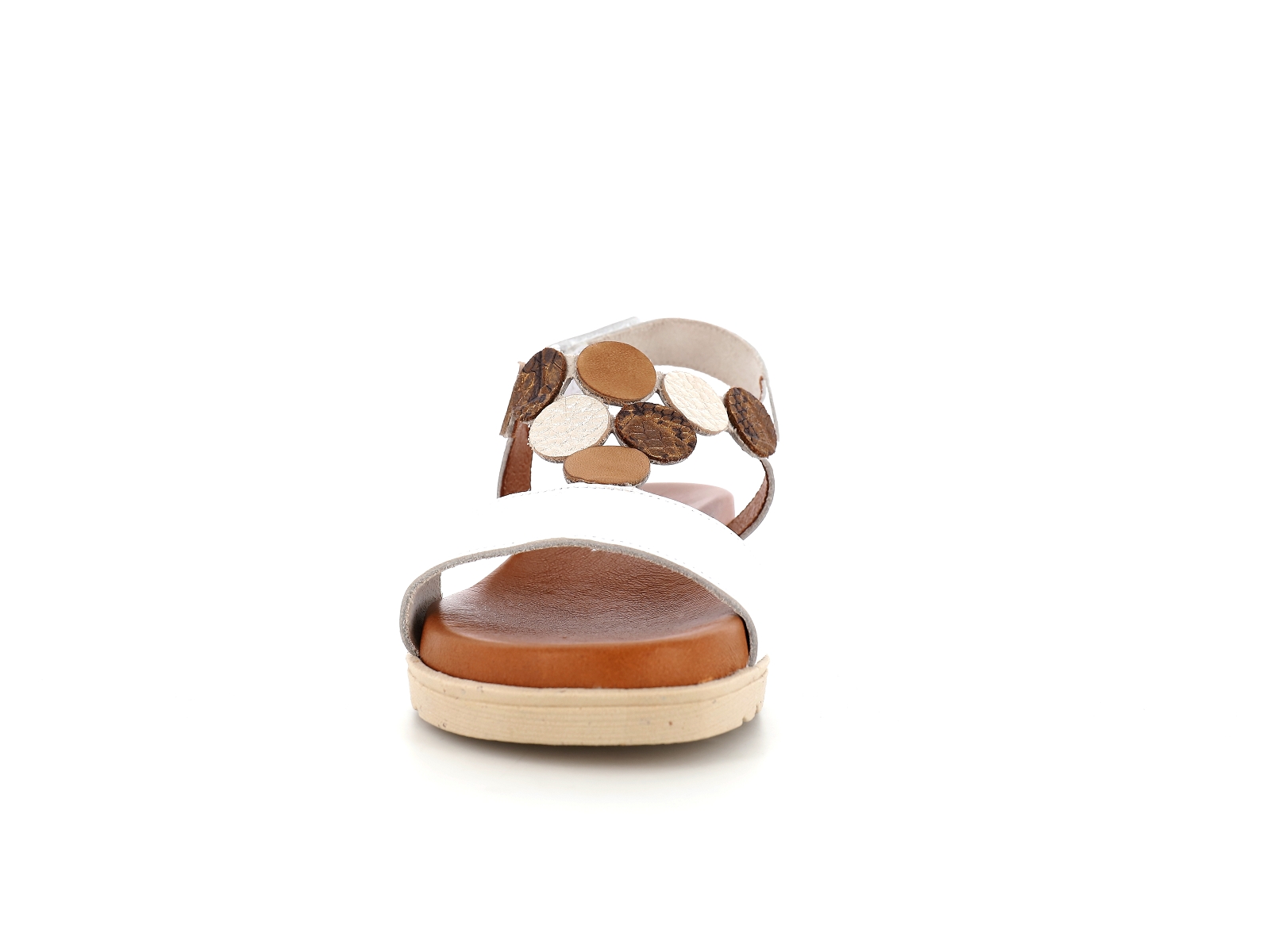 Xapatan-BUPASTO - 1676 Cuir Multi Blanc