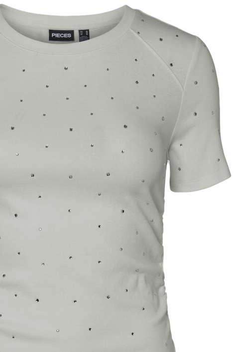 Pieces grijze dames t-shirt