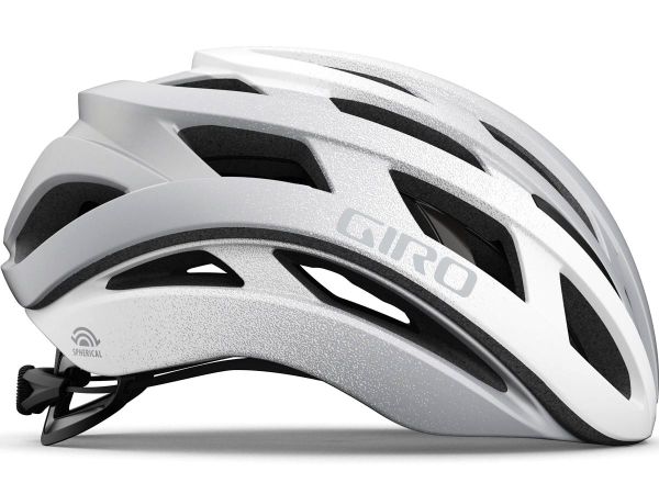 Giro Helios Cykelhjelm, Matt White Silver Fade