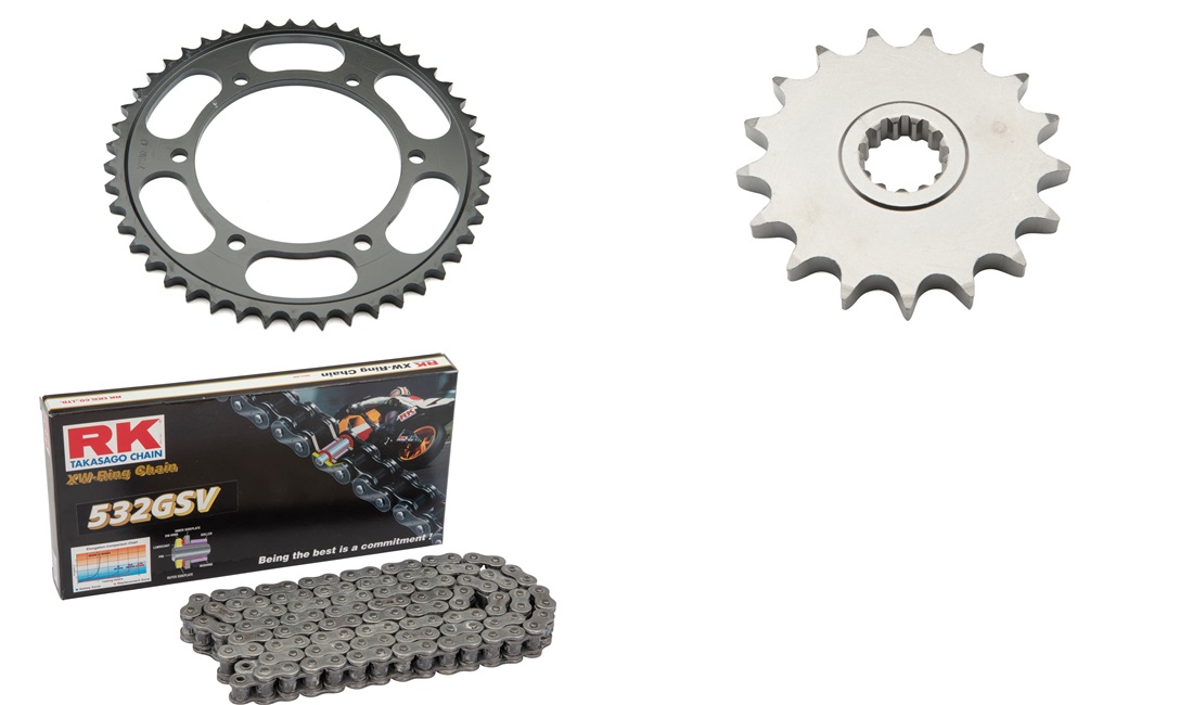 Kædekit RK 532GSV 17/47T, YZF1000R Thunder Ace 96-02