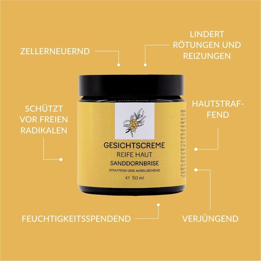 Spirit of Rügen Bio Gesichtscreme Sanddornbrise