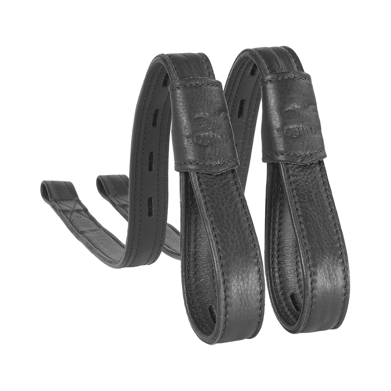 Equinate Slimline Mono Steigbügelriemen Ghost schwarz 60 cm