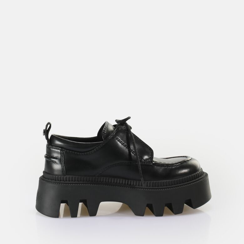 Flora Laceup LO Chaussures basses vegan, noir
