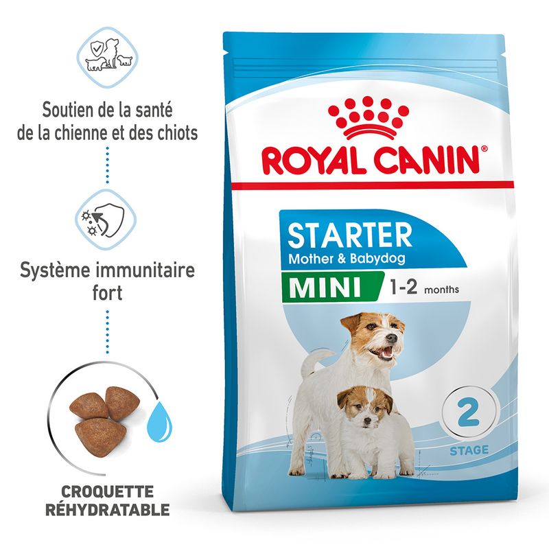 Royal Canin Mini Starter Mother & Babydog à prix discount sur bitiba.fr