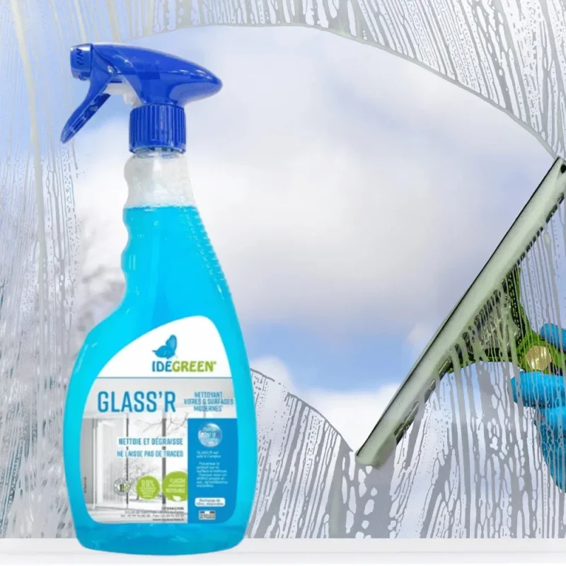 IDEGREEN - Glass'r - Nettoyant vitre PAE - 750ml - X6
