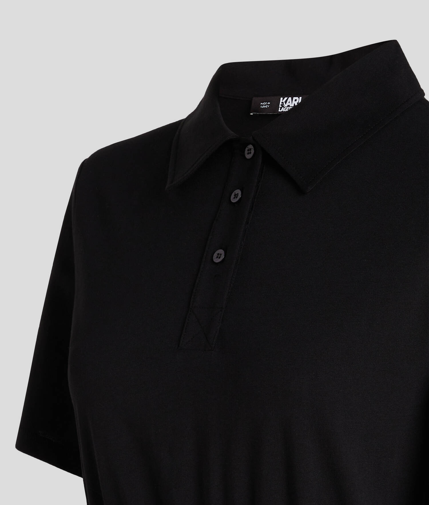 ROBE POLO EN JERSEY ORNÉE DU LOGO KARL