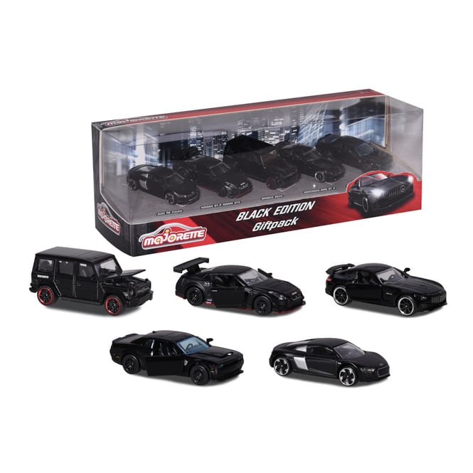 Majorette - Geschenkset Fahrzeuge - Black Edition