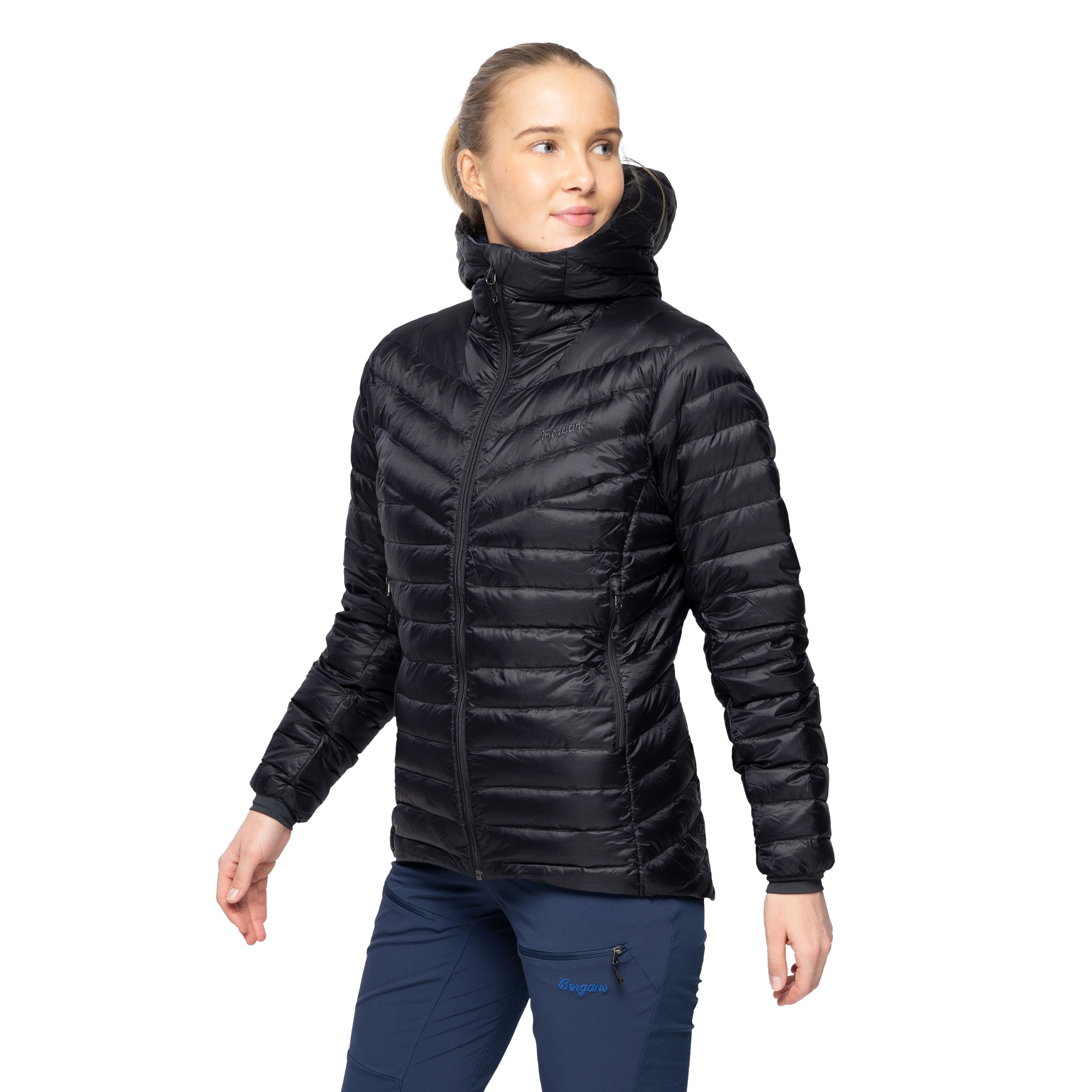 Rabot Light Down Jacket Hood Women Black