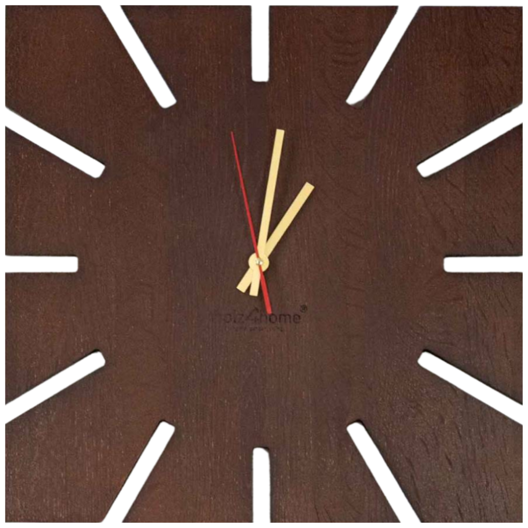 holz4home® Wanduhr „Sunshine XL“ aus Eichenholz