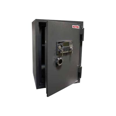 Reskal FS-E61 - Coffre-fort ignifuge 67L - à code et à clé - acier noir