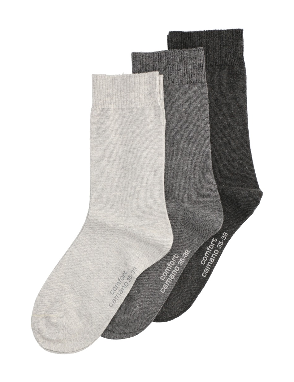 UNISEX COMFORT COTTON SOCK 3P