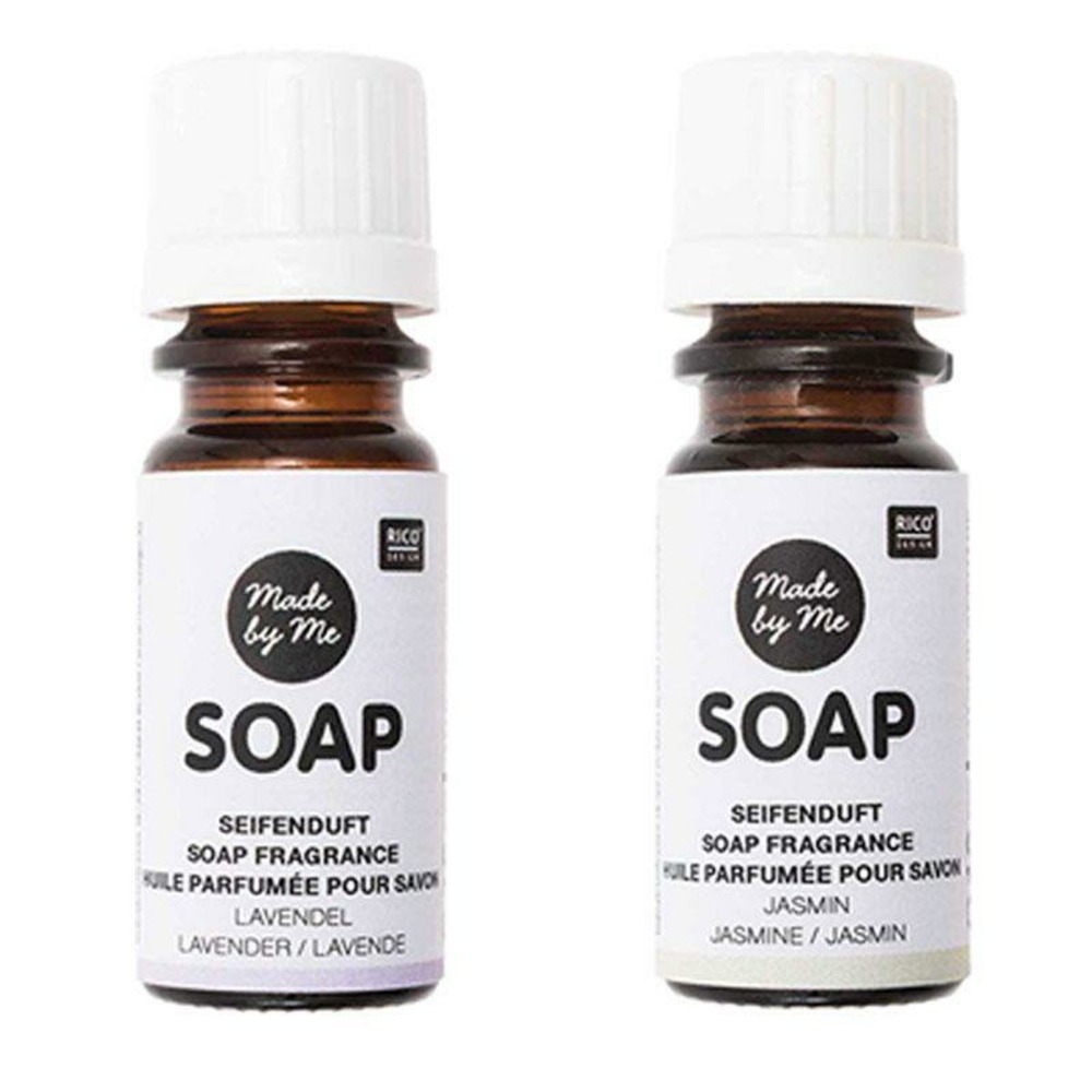 2 huiles parfumées 10 ml pour savon - lavande, jasmin