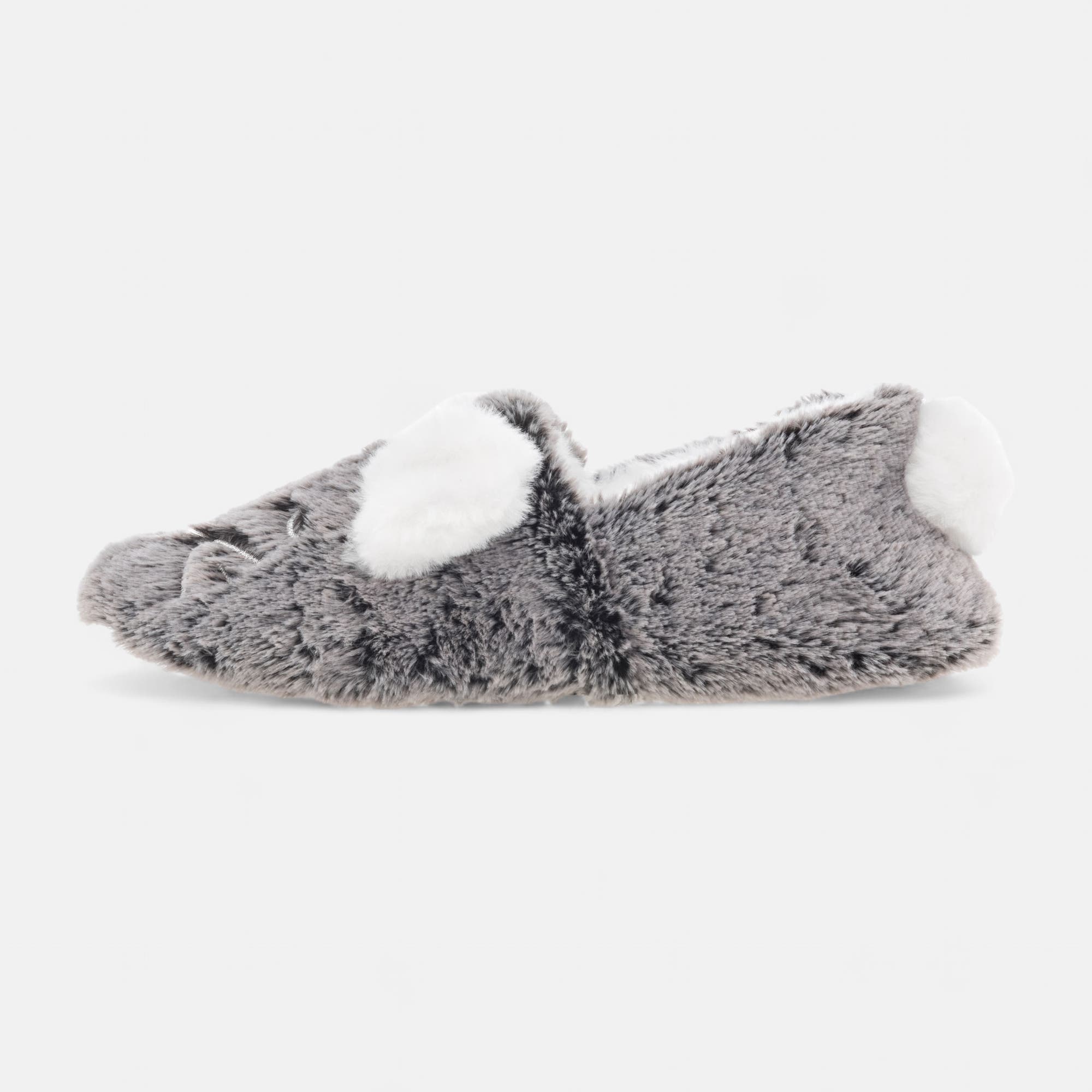 Chaussons ballerines Femme gris