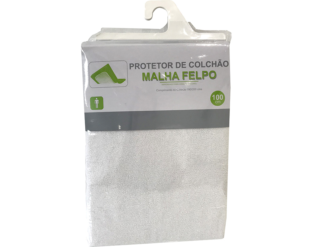 PROTETOR COLCHÃO FELPO 80%ALGODÃO 20%POLIESTIESTER 100X200X25CM
