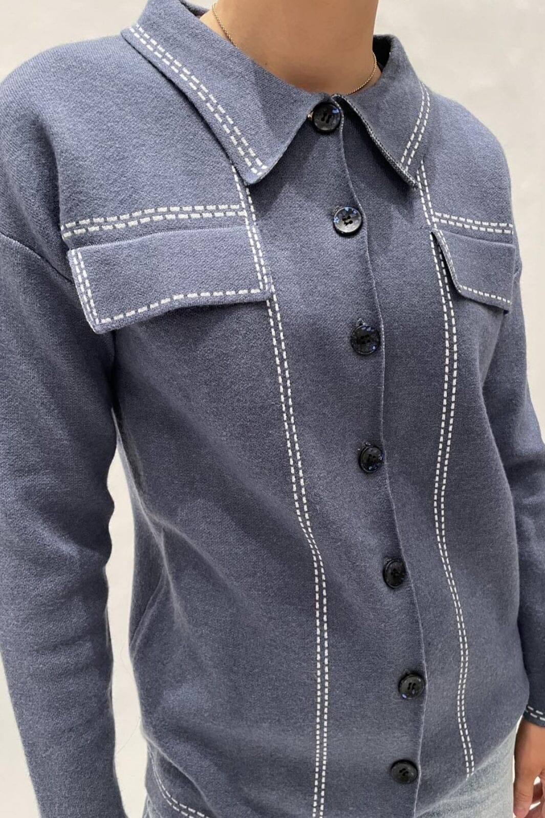 Object Objreynard Ls Shirt Cardigan