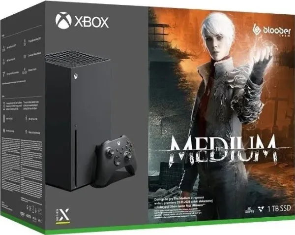 Microsoft® Xbox Series X | Spillekonsol - 4K@120 (2160p) / 8K@60 (4320p) - 1TB SSD NVme - Wi-Fi/LAN -  HDMI® 2.1 - Sort | Inkl. 1 x Xbox trådløs controller (Sort)