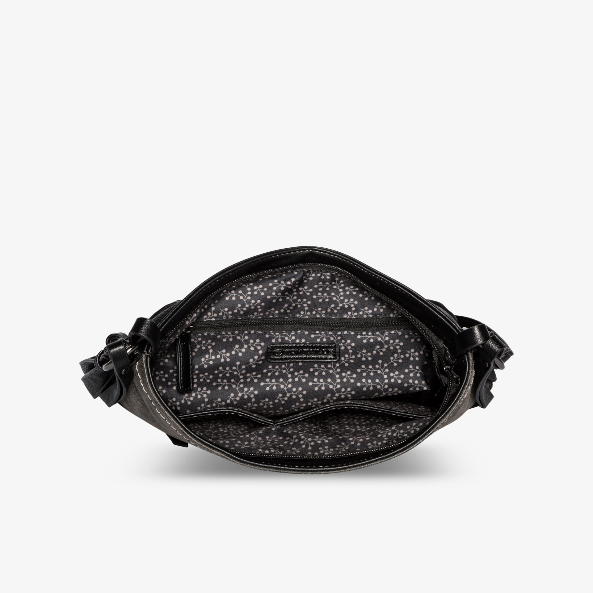 TOM TAILOR Damen Umhängetasche schwarz