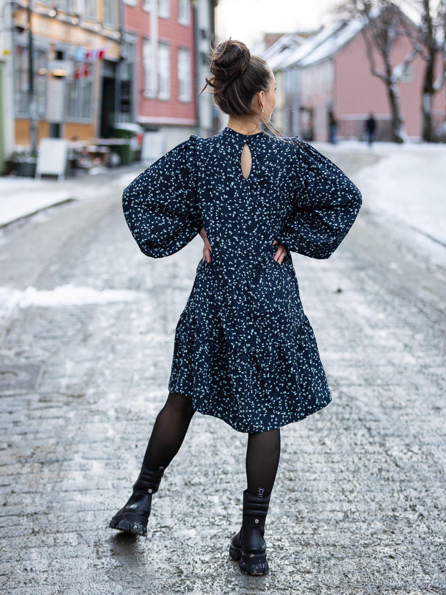 Etha Raye LS Short Dress