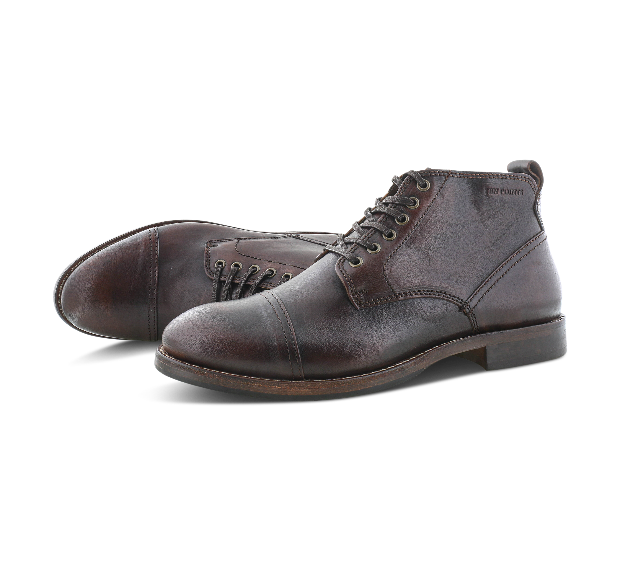 Ten Points New Mercury - Schnürboots braun