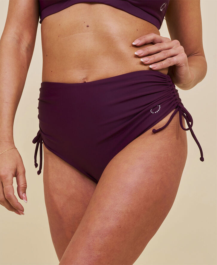 Cartel Copenhagen Wanita højtaljet justerbar bikini underdel Deep