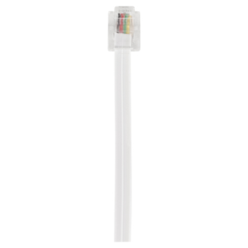 Q-Link telefoon aansluitsnoer modulair 2RJ11 plug 5 meter wit