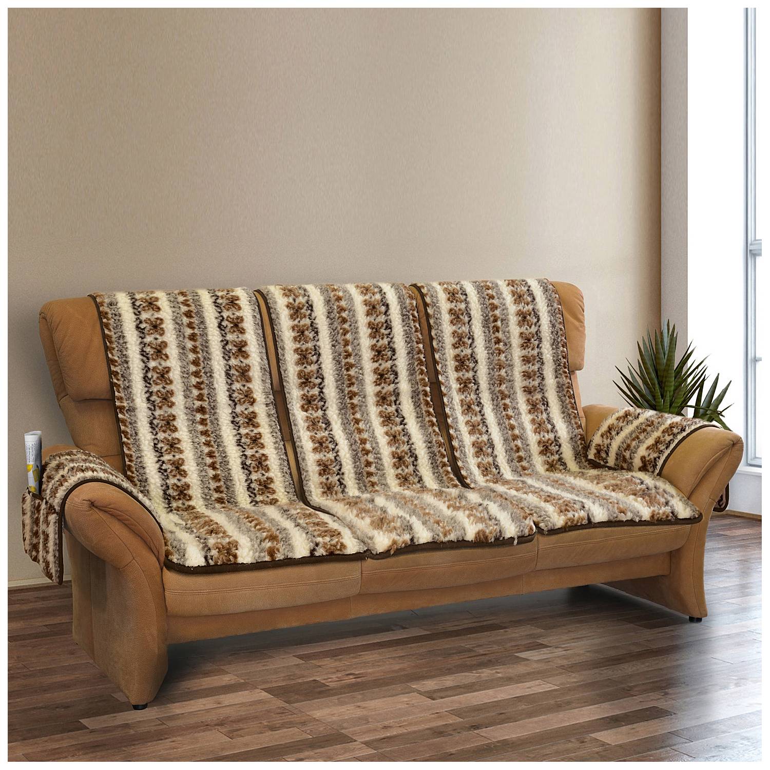 Erwin Müller Sessel- und Sofaschoner-Set 5-teilig