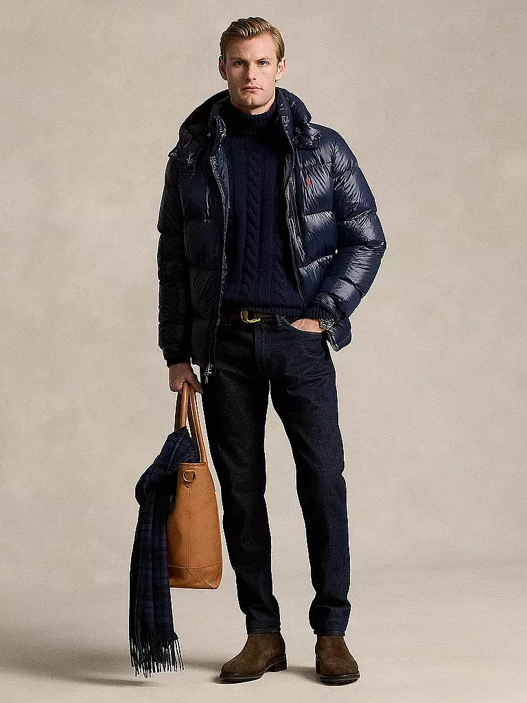 POLO RALPH LAUREN Daunensteppjacke dunkelblau
