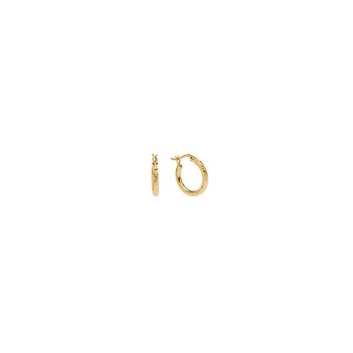 Pico Mia Small Hoops, Goldplated