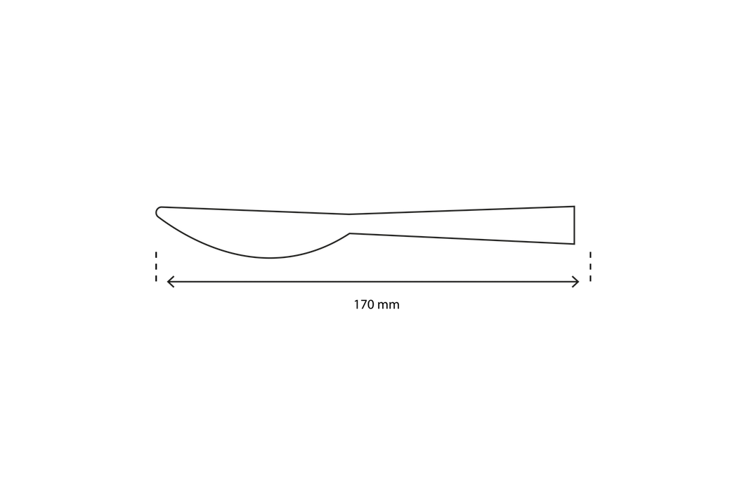 Bamboe mes 170mm BIO