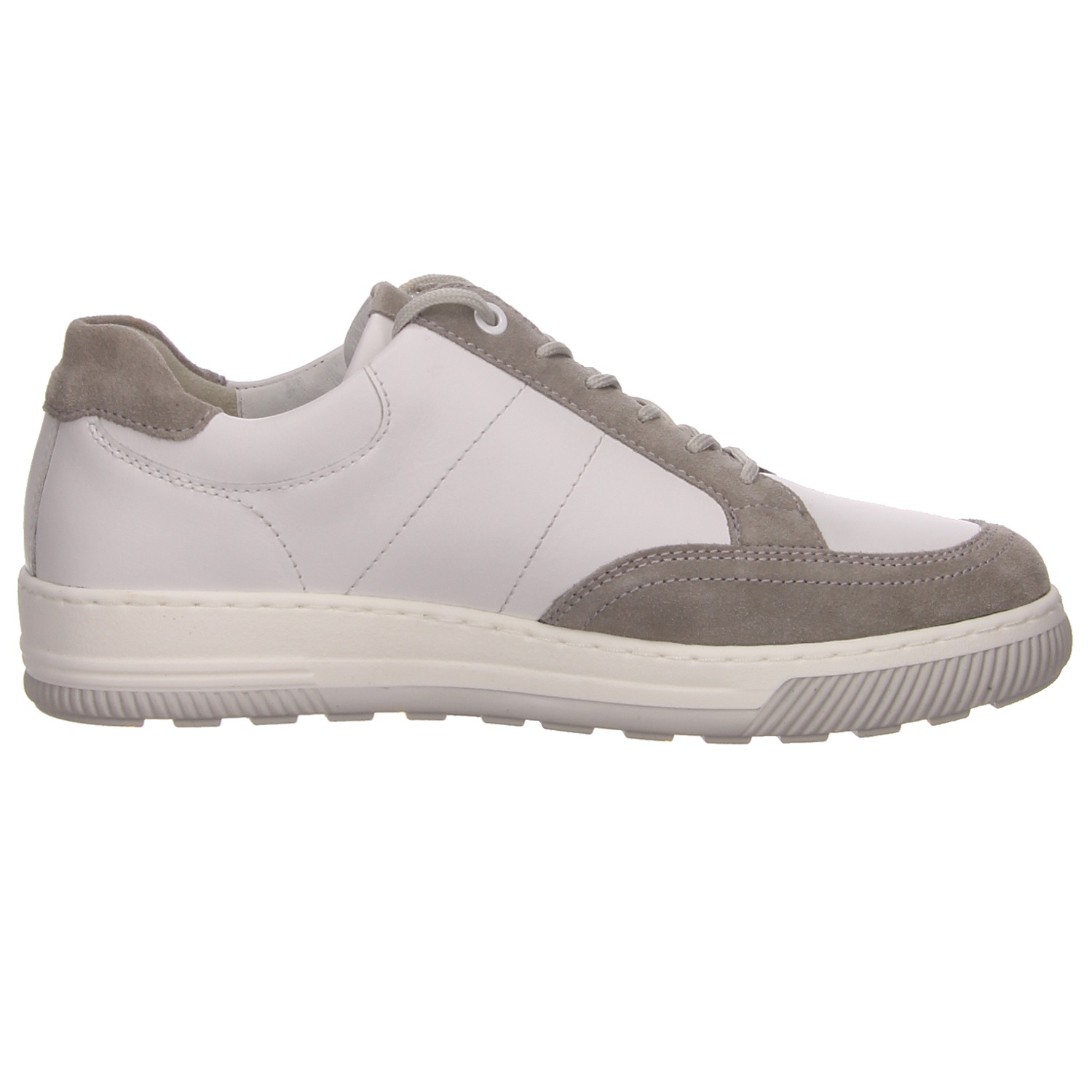 Waldläufer Schnürschuhe weiß weiss/weiss kombi