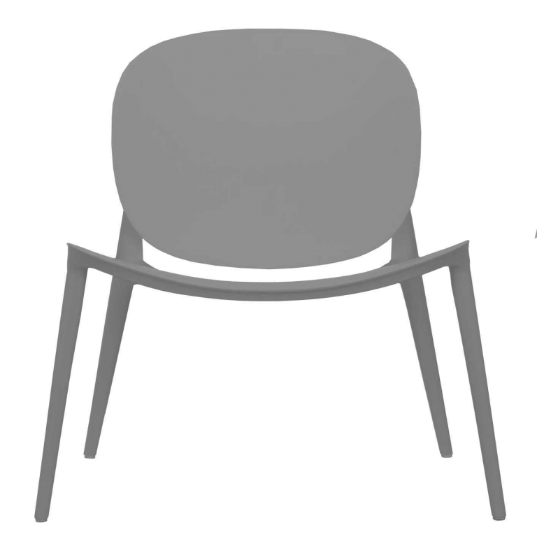 Kartell Be Bop fauteuil Grijs