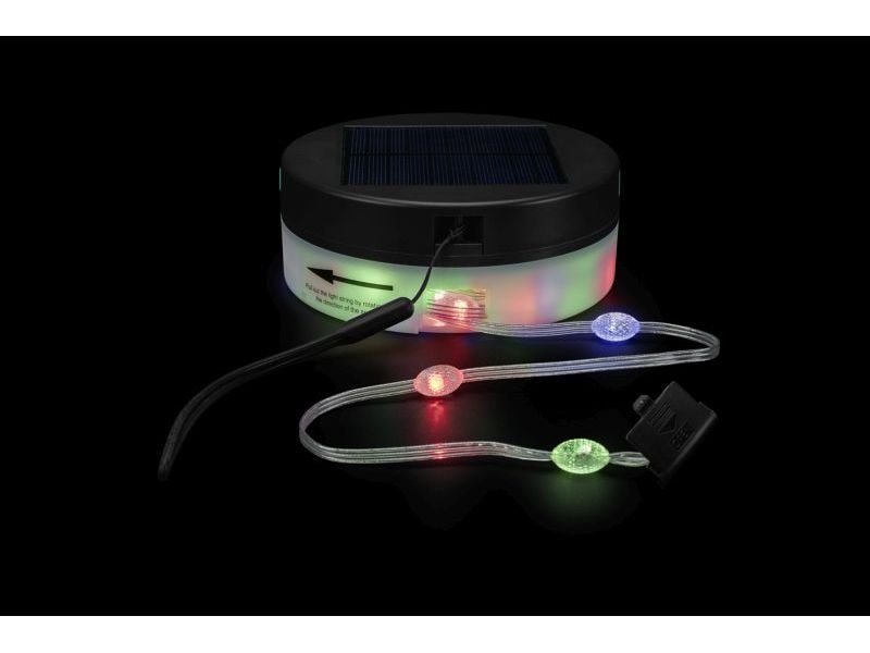 STT Lichterkette Solar Motion Light Multi 500 cm, Grün Solarleuchte für den Aussenbereich