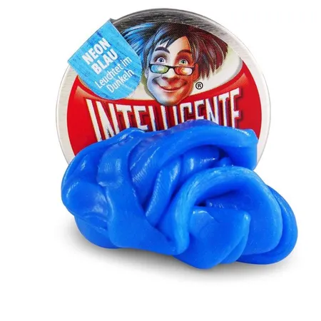 Trendbuzz Intelligente Knete, klein neon blau leuchtet im Dunkeln