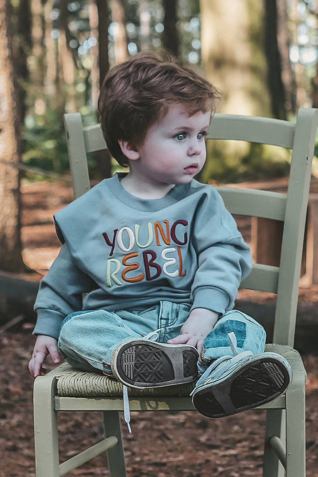 Your Wishes sweater blauw