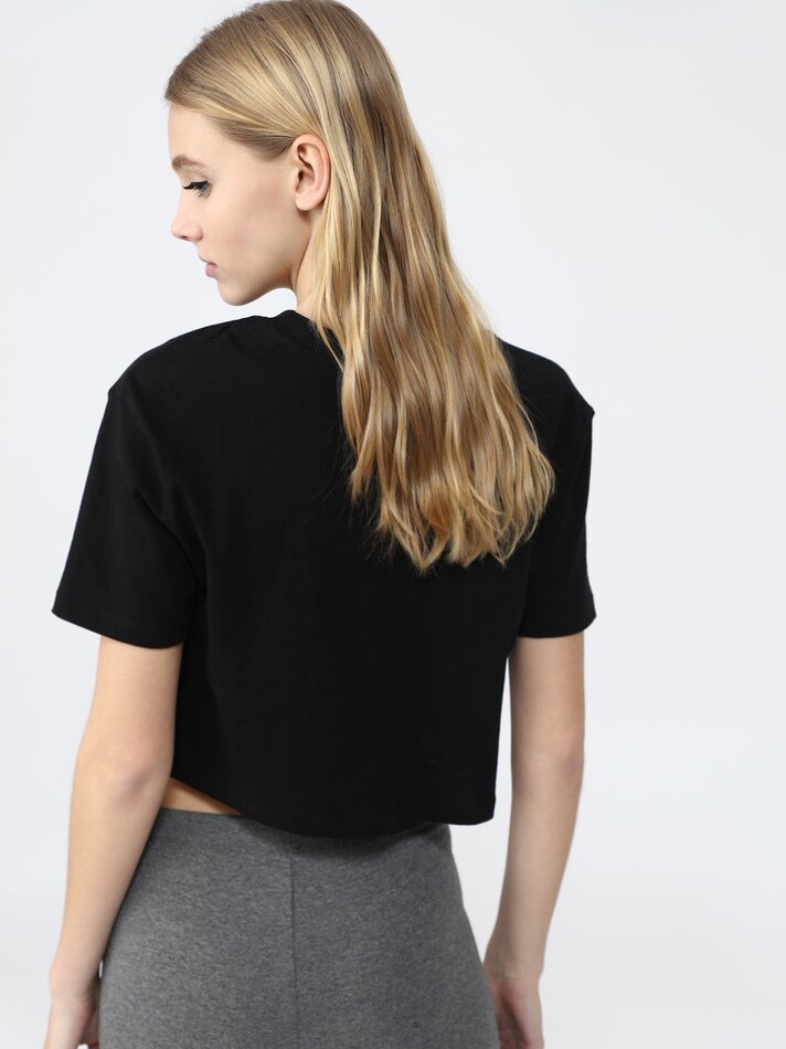 Conjunto com 2 tops cropped básicos - Branco