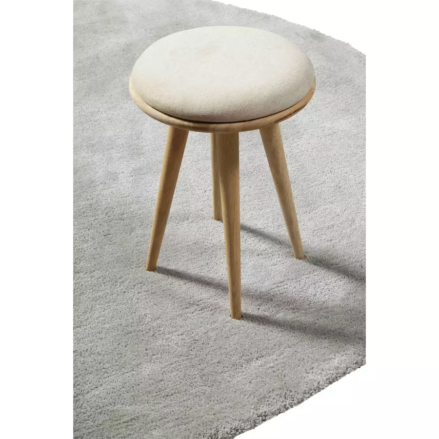 Wecon home basics Hochflorteppich Emilia hellgrau