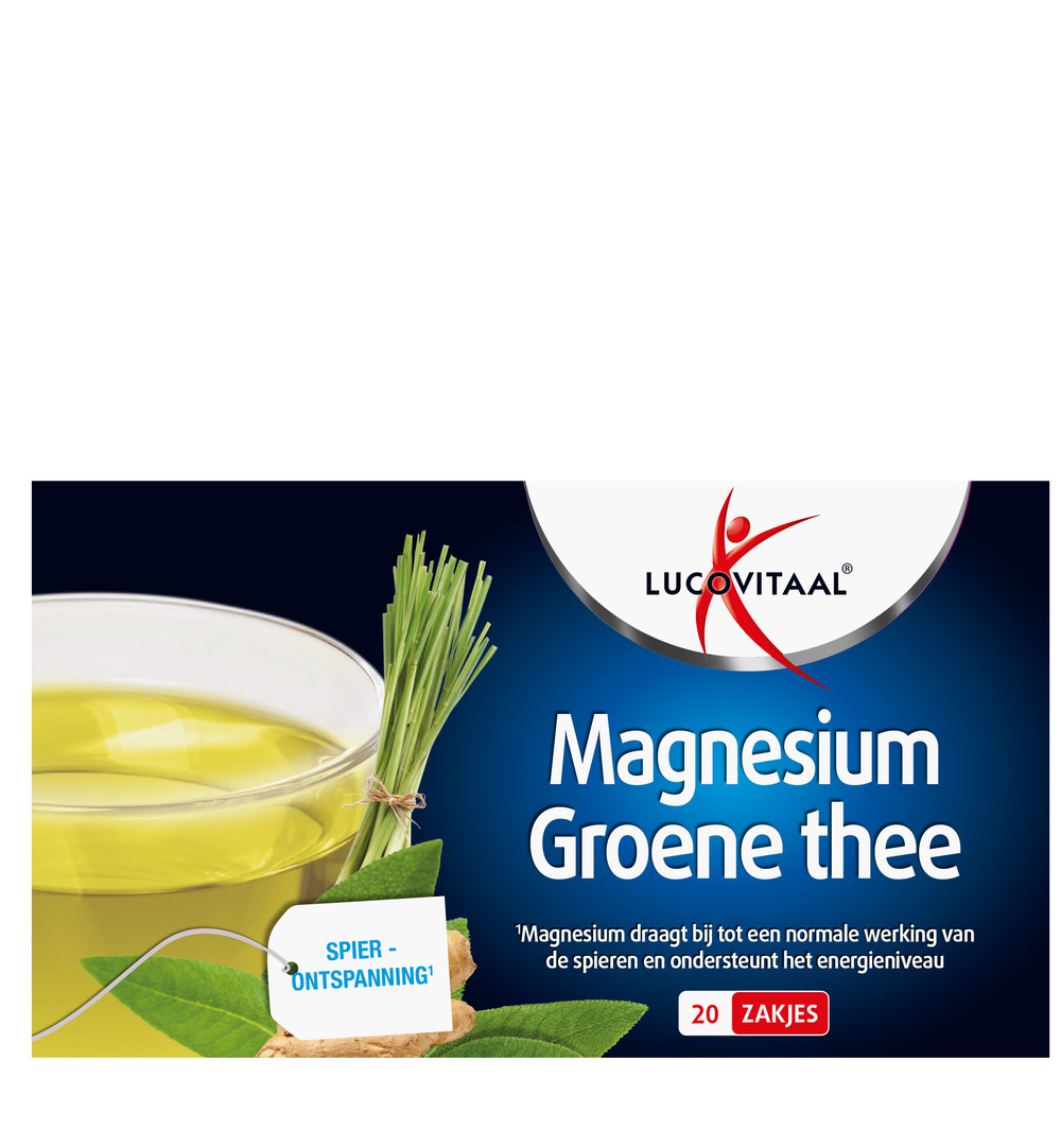 Lucovitaal Magnesium Groene Thee (20 zakjes)