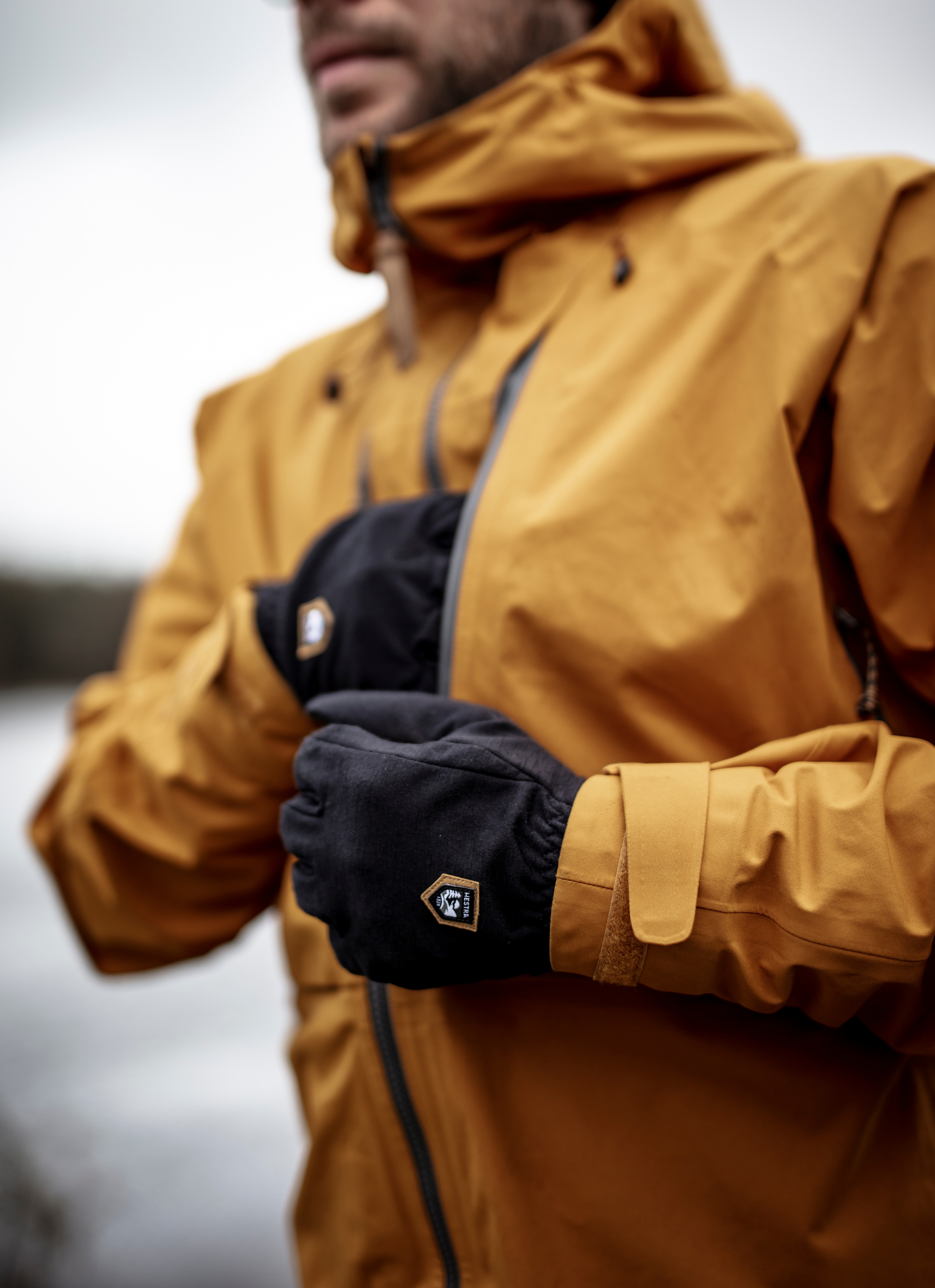 Hestra Merino Windwool Liner - 5 finger<br>Vindtett og i 100% merinoull!