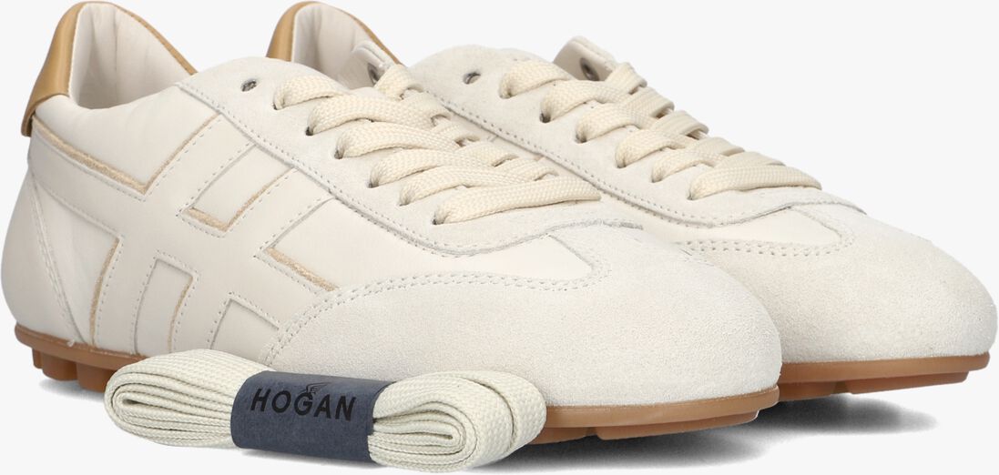 gebroken wit hogan lage sneakers h693 allacciato h