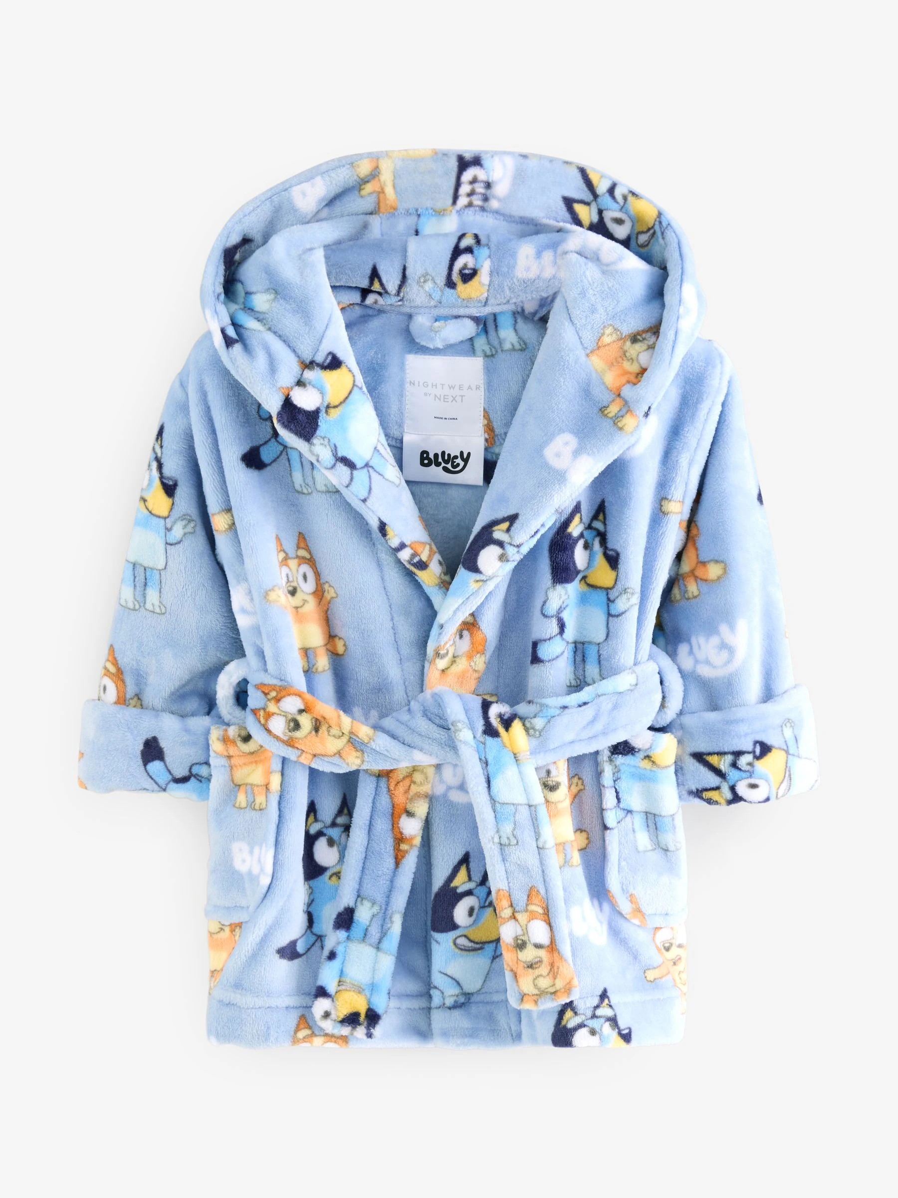 Blauw - Fleece kamerjas (9mnd -8jr)