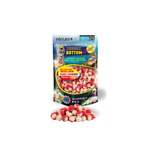 Bouillettes Bicolores Behr Trendex Crabby-Strawberry (250g)