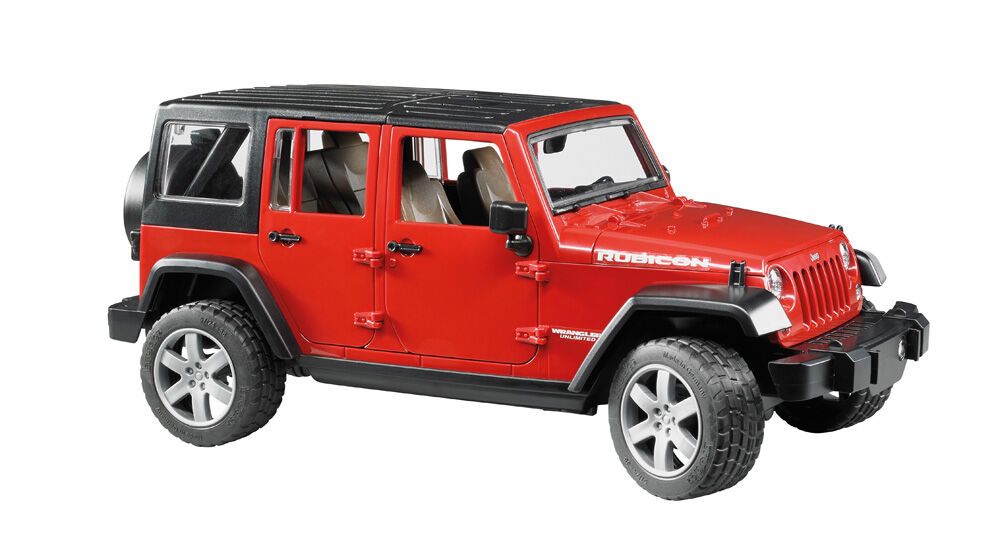 Bruder Jeep Wrangler Rubicon - Auto - Rood