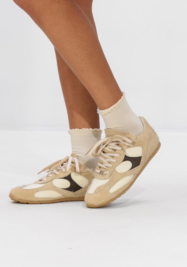 beige nubikk lage sneakers riley morgan